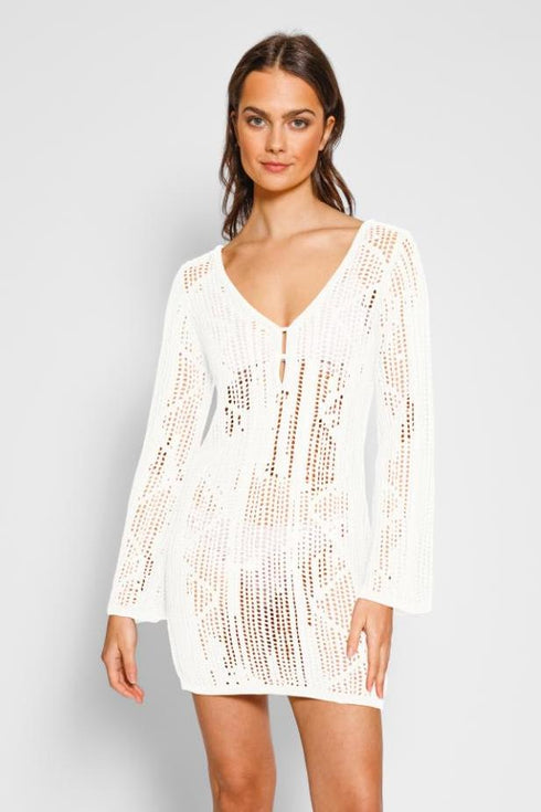 Koy Resort Santorini Crochet Tunic